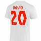 Seconda Maglia Canada Mondiali 2022 Jonathan David 20